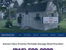Tablet Screenshot of cedarbuiltusa.com